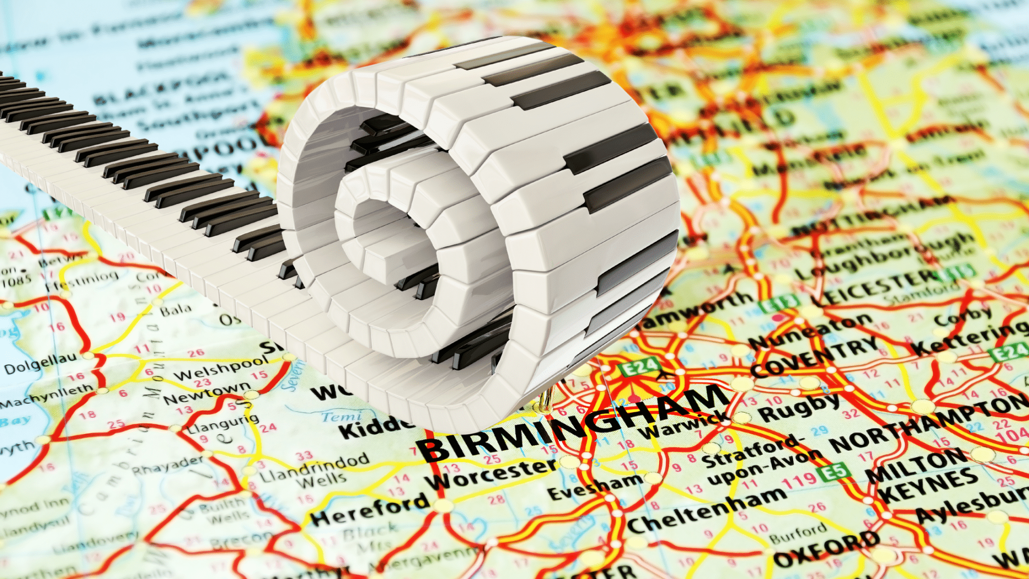 Move piano across country