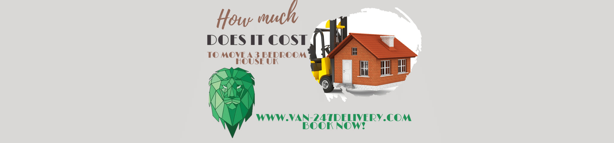 How much does it cost to move a 3 bedroom house UK