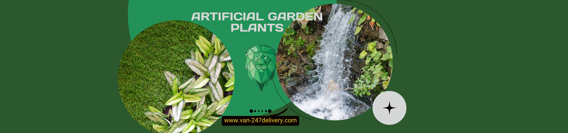 Artificial garden plants