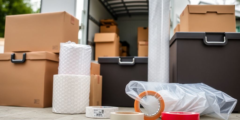 Packing cases for removals