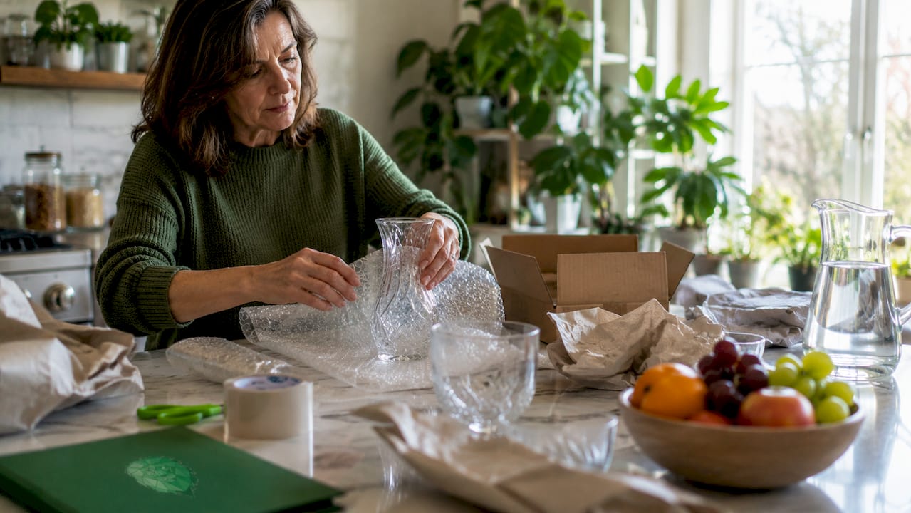 how to move fragile items