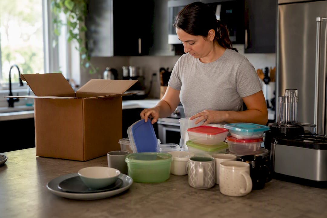 declutter before moving
