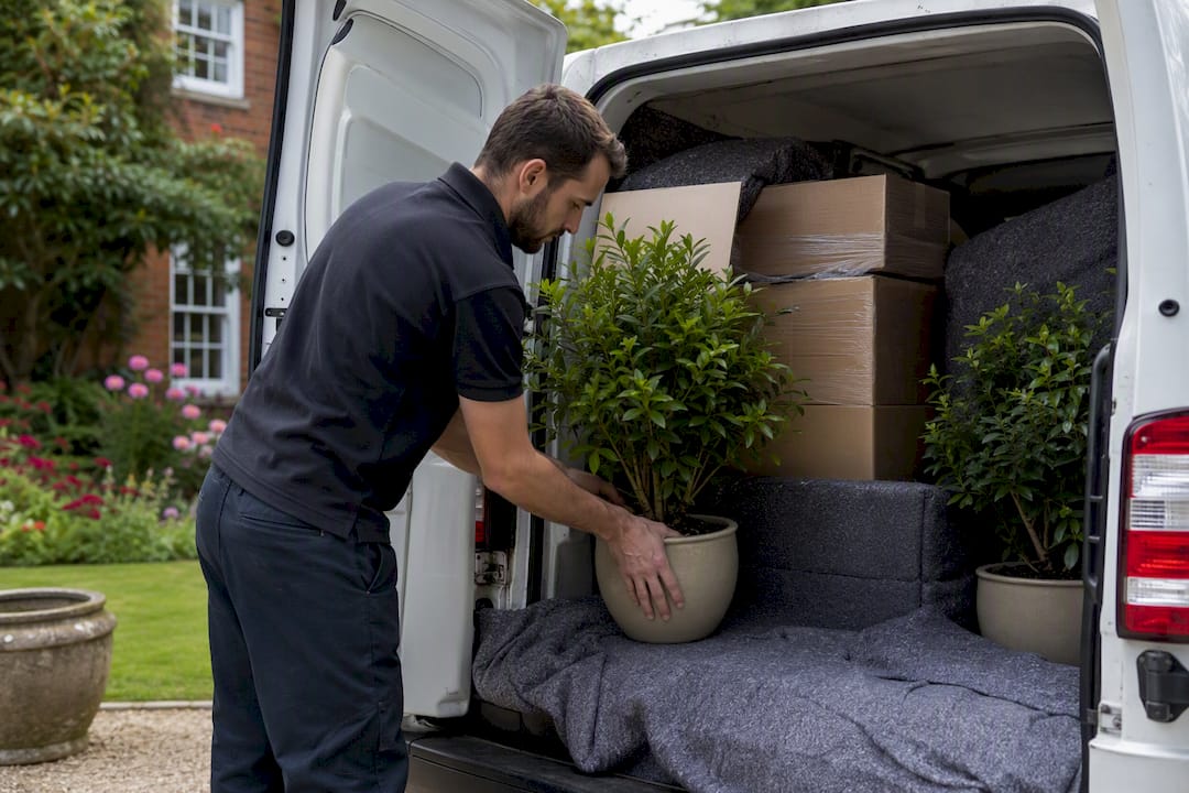 move potted plants