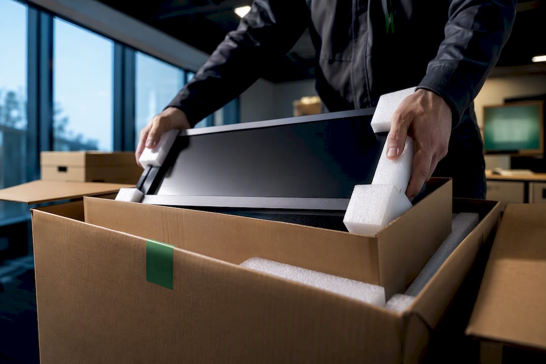 it equipment packing move