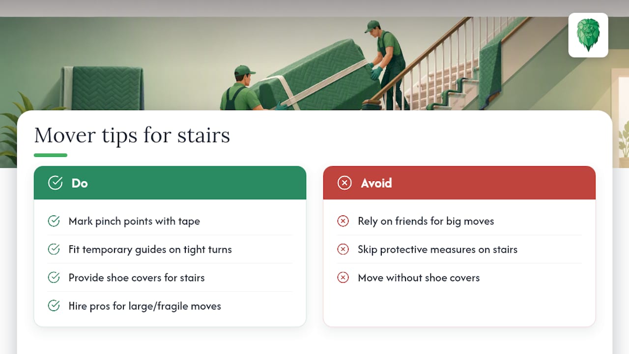 Industry tips from experienced movers — overview diagram