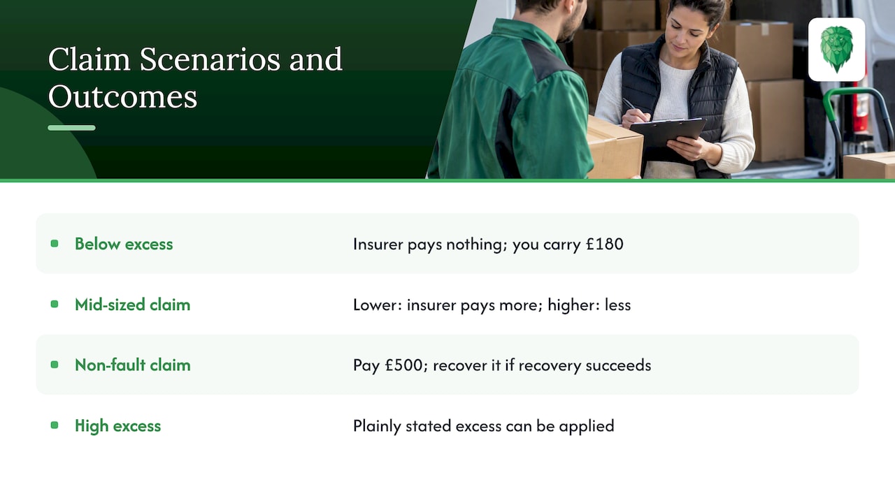 Four transit insurance excess claim outcomes